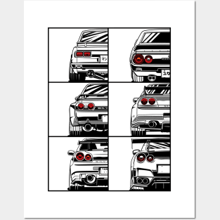 Skyline GTR family Posters and Art